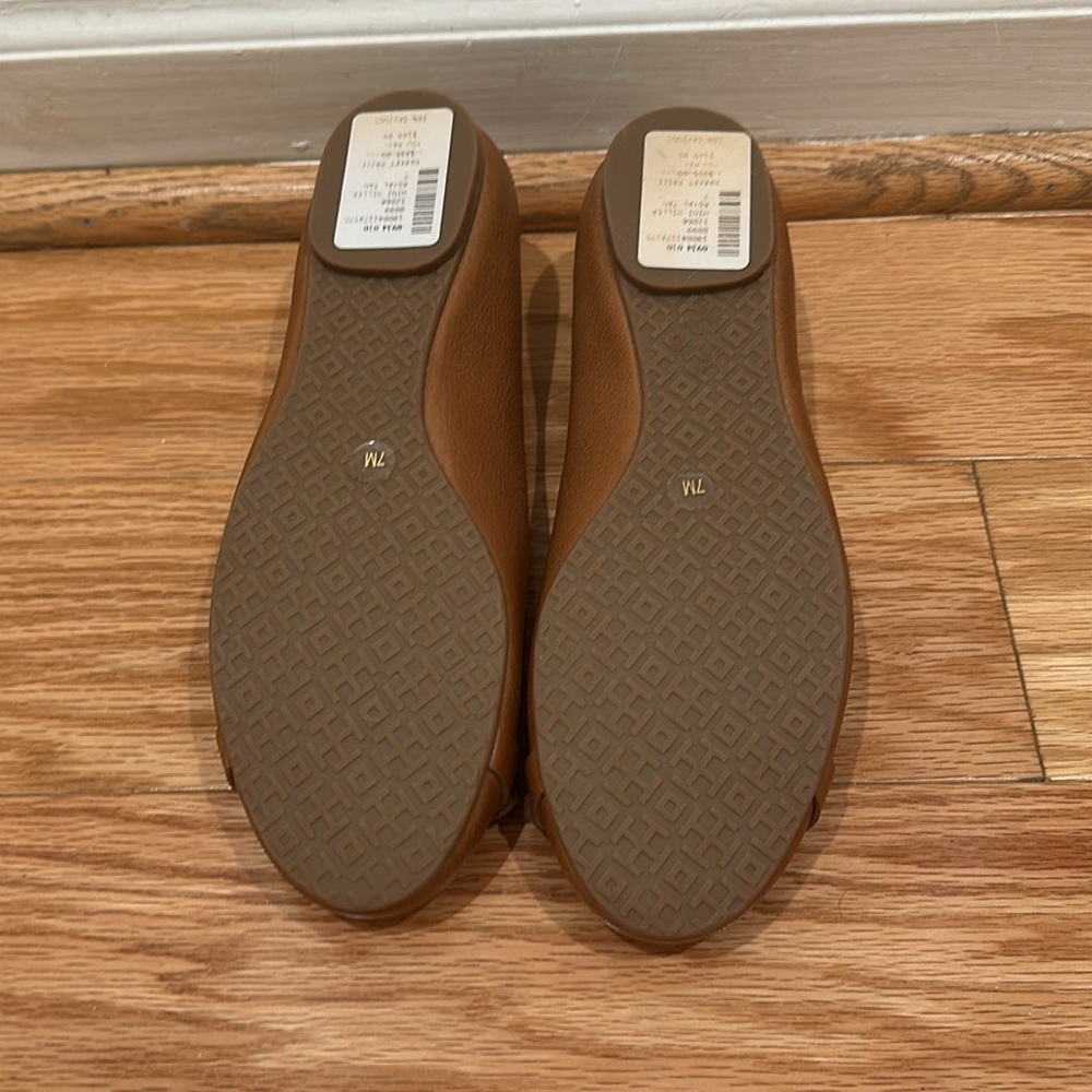 NWT Tory Burch Mini Miller Leather Ballet Flats 7 - Picture 3 of 5